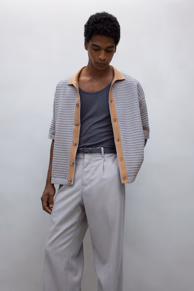 Рубашка из мягкой ткани REGULAR FIT