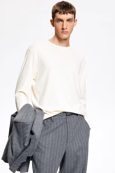 Свитер из тяжелого джерси REGULAR FIT