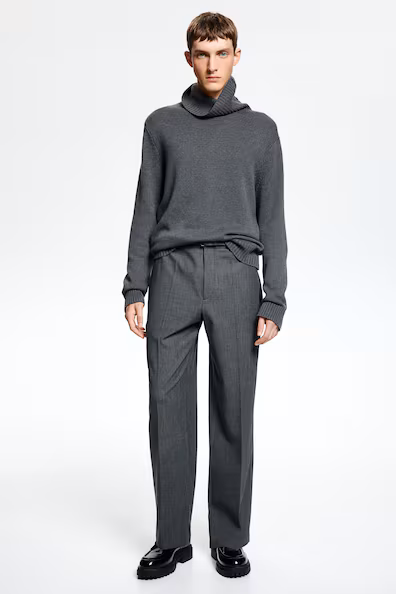 Брюки для костюма из шерстяной смеси RELAXED FIT