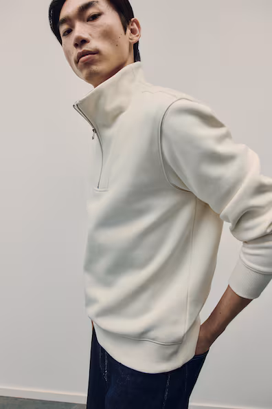 Свитшот с молнией REGULAR FIT