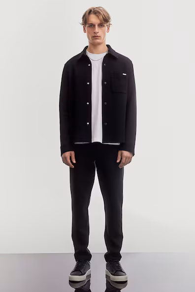 Джоггеры из штапеля SLIM FIT