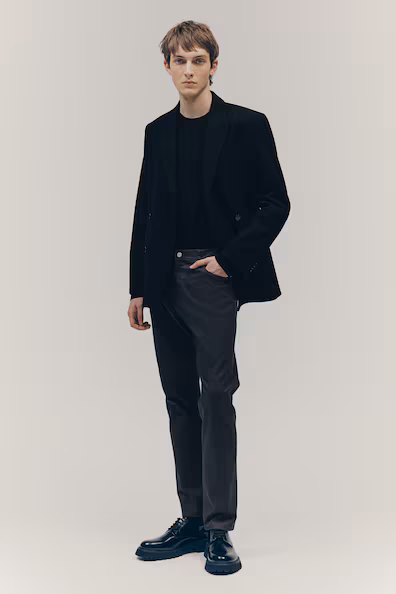 Брюки SLIM FIT из саржи хлопка