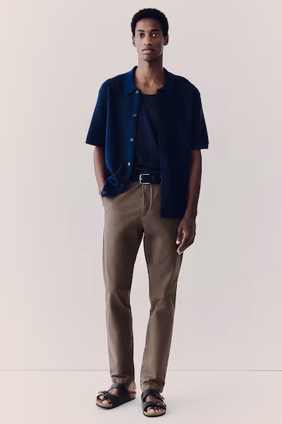 Брюки-чино SLIM FIT из хлопка