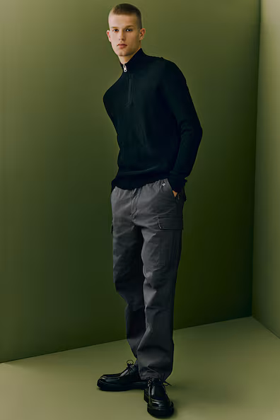 Брюки-карго из прочной ткани RIPSTOP REGULAR FIT