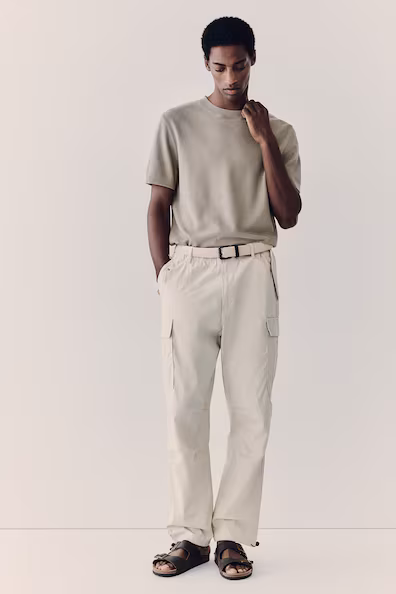 Брюки-карго из прочной ткани RIPSTOP REGULAR FIT