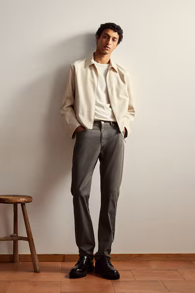 Брюки SLIM FIT из хлопкового брюка