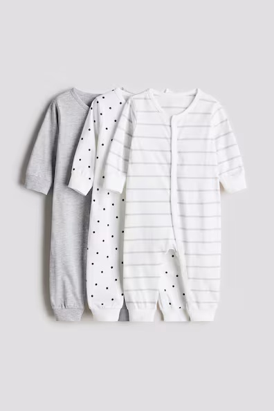 Упаковка из 3 пижам из хлопка