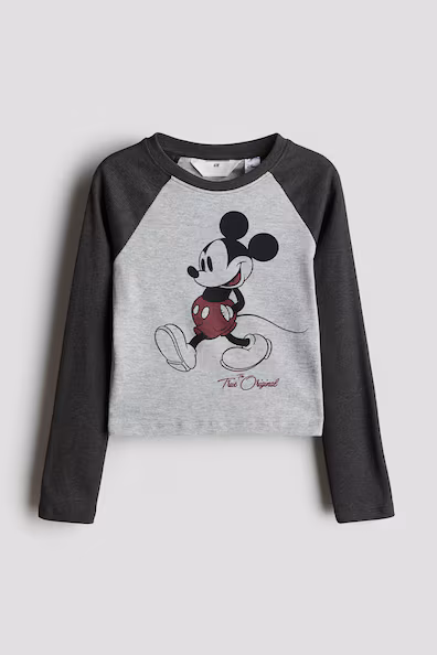 Свитер H&M с принтом и рисунком MICKEY MOUSE