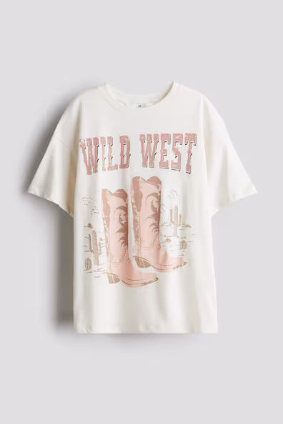 Футболка OVERSIZE с принтом