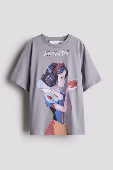 OVERSIZE футболка с принтом