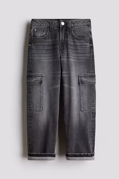 Джинсы LOOSE FIT CARGO с футерованными штанинами