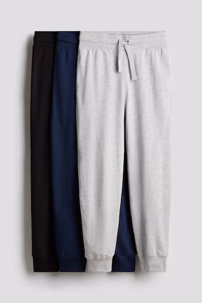 Набор из 3 брюк JOGGERS из хлопкового джерси