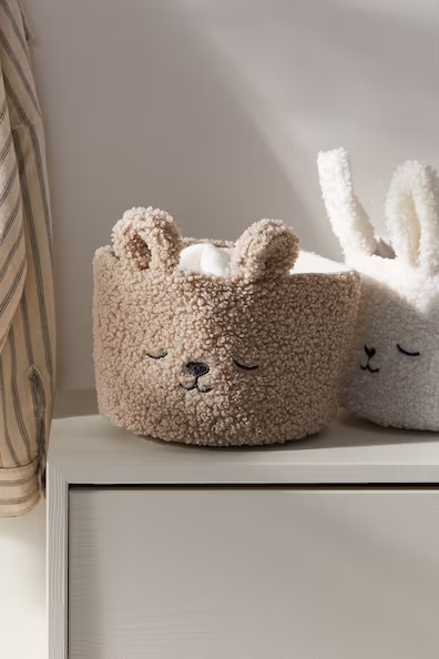 Корзина для хранения из мягкого плюша