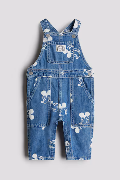 Джинсы с рисунком в виде микки мауса H&M