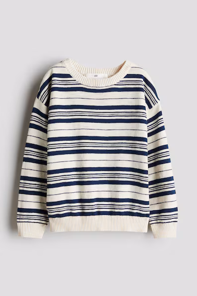 H&M свитер LOOSE FIT из хлопка