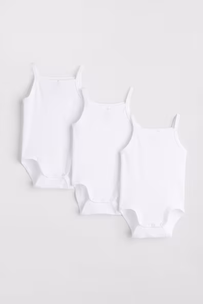 PACK DE 3 BODIES из хлопка