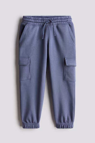 Брюки-джоггеры карго с начесом внутри H&M