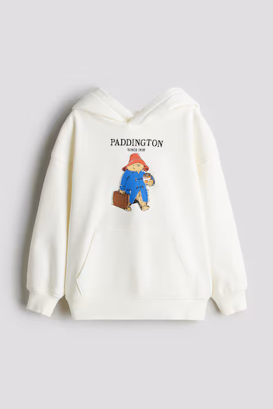 H&M толстовка с капюшоном в принт