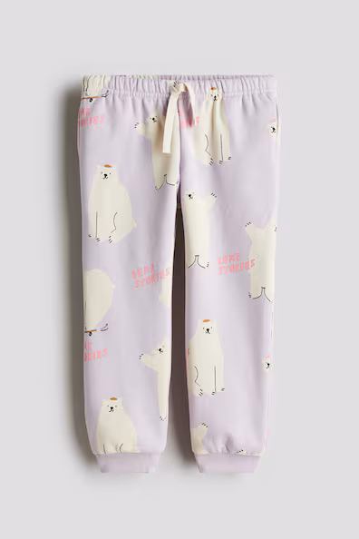 Брюки JOGGERS с принтом H&M