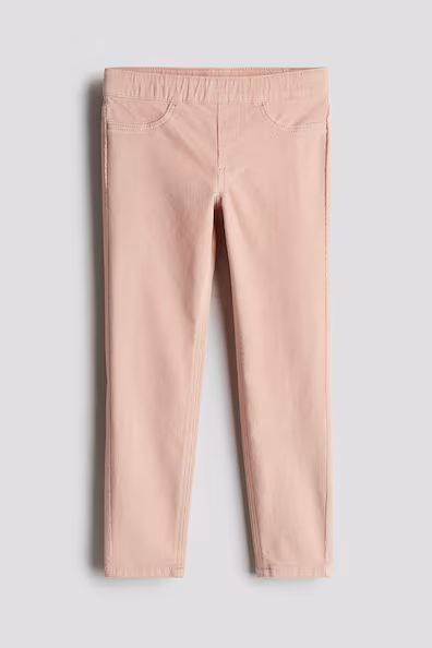 Брюки SKINNY FIT из бархатистой ткани