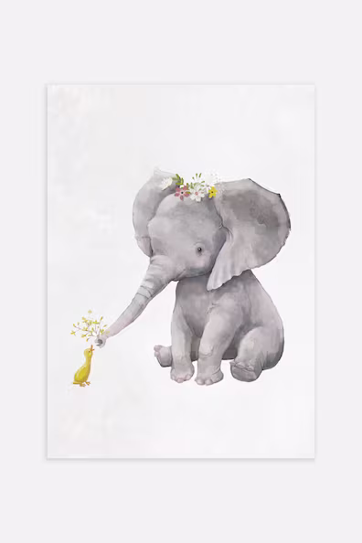 Плакат ELEPHANT & DUCK