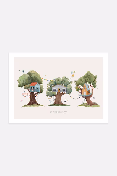 Постер TREE HOUSE NEIGHBOURS