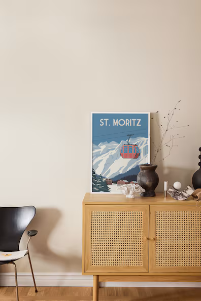 Постер ST. MORITZ