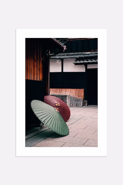 Постер японских зонтиков JAPANESE UMBRELLA