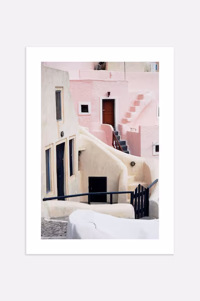 Плакат SANTORINI BUILDINGS