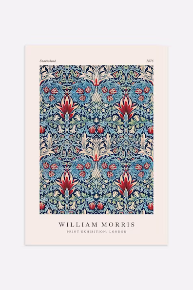 Плакат SNAKESHEAD от WILLIAM MORRIS