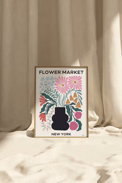 Постер WILD APPLE - FLOWER MARKET III