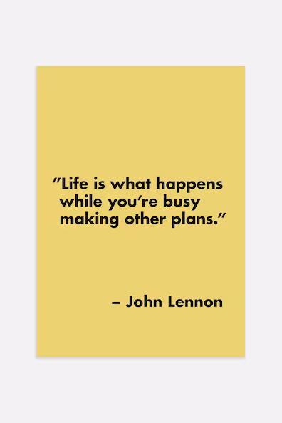 Плакат JOHN LENNON LIFE LESSON