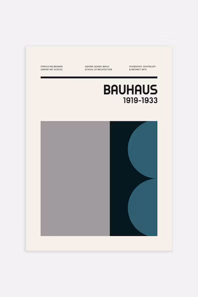 Постер BAUHAUS GREY