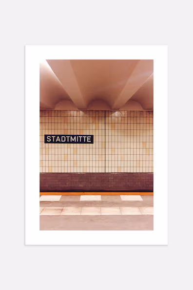 Плакат STADTMITTE BERLIN