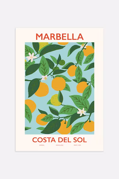 Плакат MARBELLA