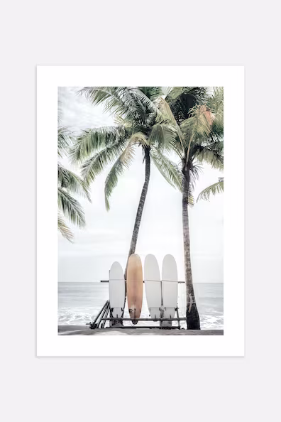Постер BEACH SURFBOARDS