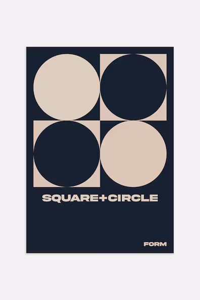 Плакат SQUARE CIRCLE