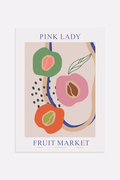 Плакат FRUIT MARKET APPLE