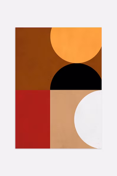 Постер EARTH TONE GRAPHICS NO.2