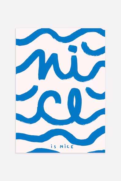 Плакат NICE IS NICE