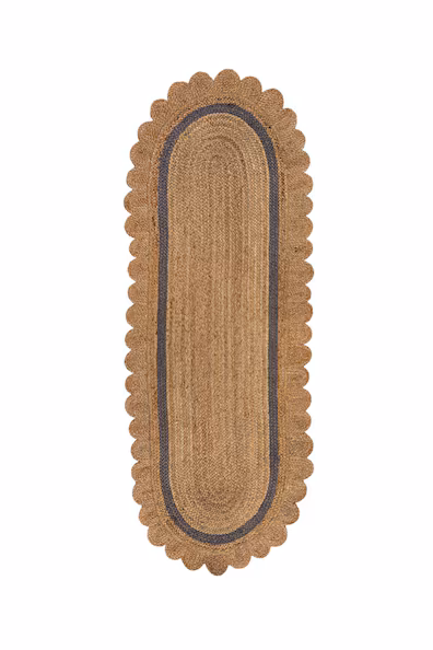 Коврик GRACE JUTE SCALLOPED