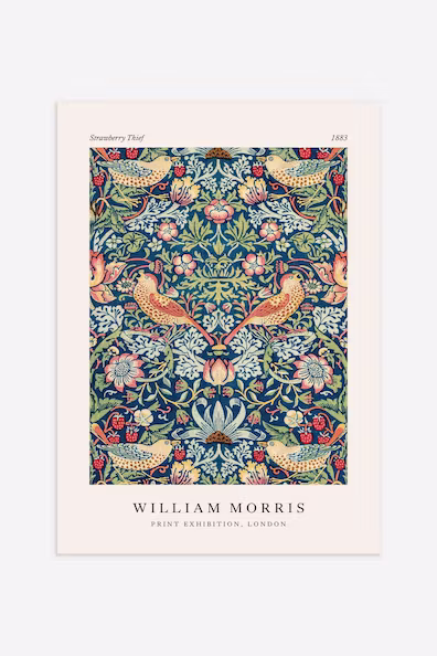 Плакат STRAWBERRY THIEF от MORRIS