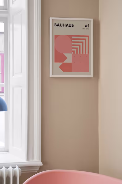 Постер BAUHAUS GEOMETRY RED