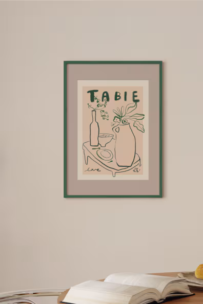 DAS ROTES RABBIT - TABLE LOVE (в рамке)