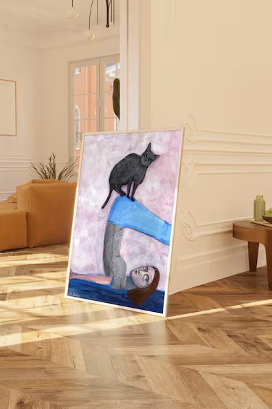 SHARYN BURSIC - YOGA с моим котом