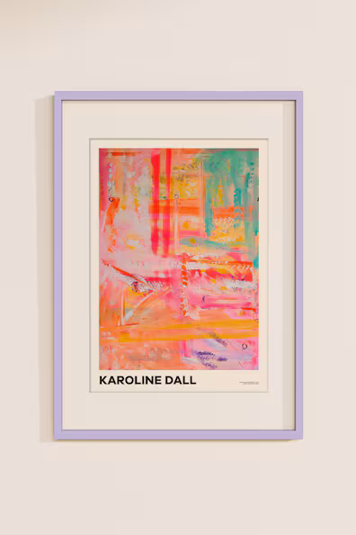 KAROLINE DALL - коллекция искусства. - 14 (в раме)