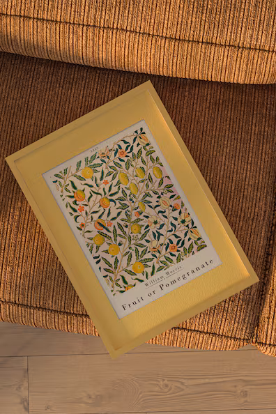 WILLIAM MORRIS - гранат (в раме)