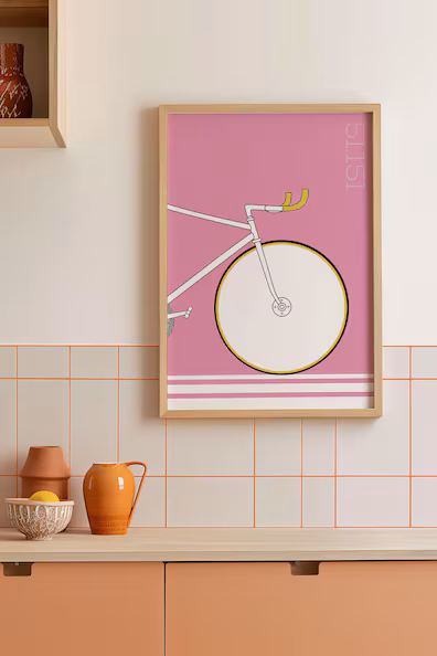 Плакат CIKKEL COPENHAGEN - UN ORA SPLIT BIKE - часть 1