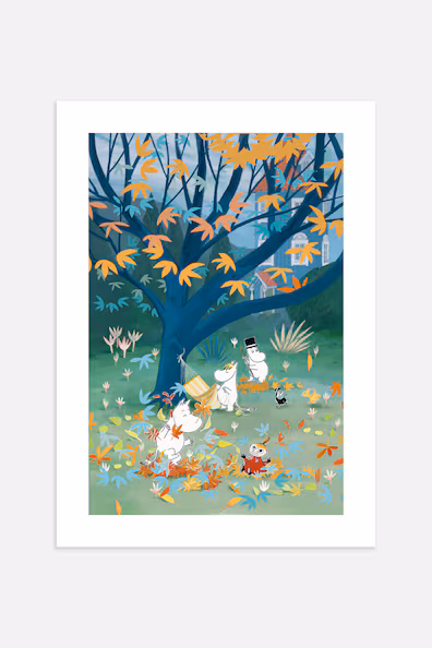 Постер MOOMIN FAMILY AUTUMN GARDEN