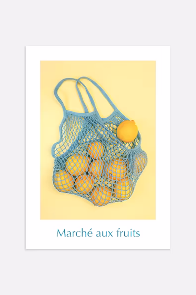 Плакат LEMONS IN A NET BAG